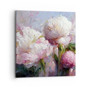 Quadro em tela - Um buquê cheio de vida - 70x70 cm