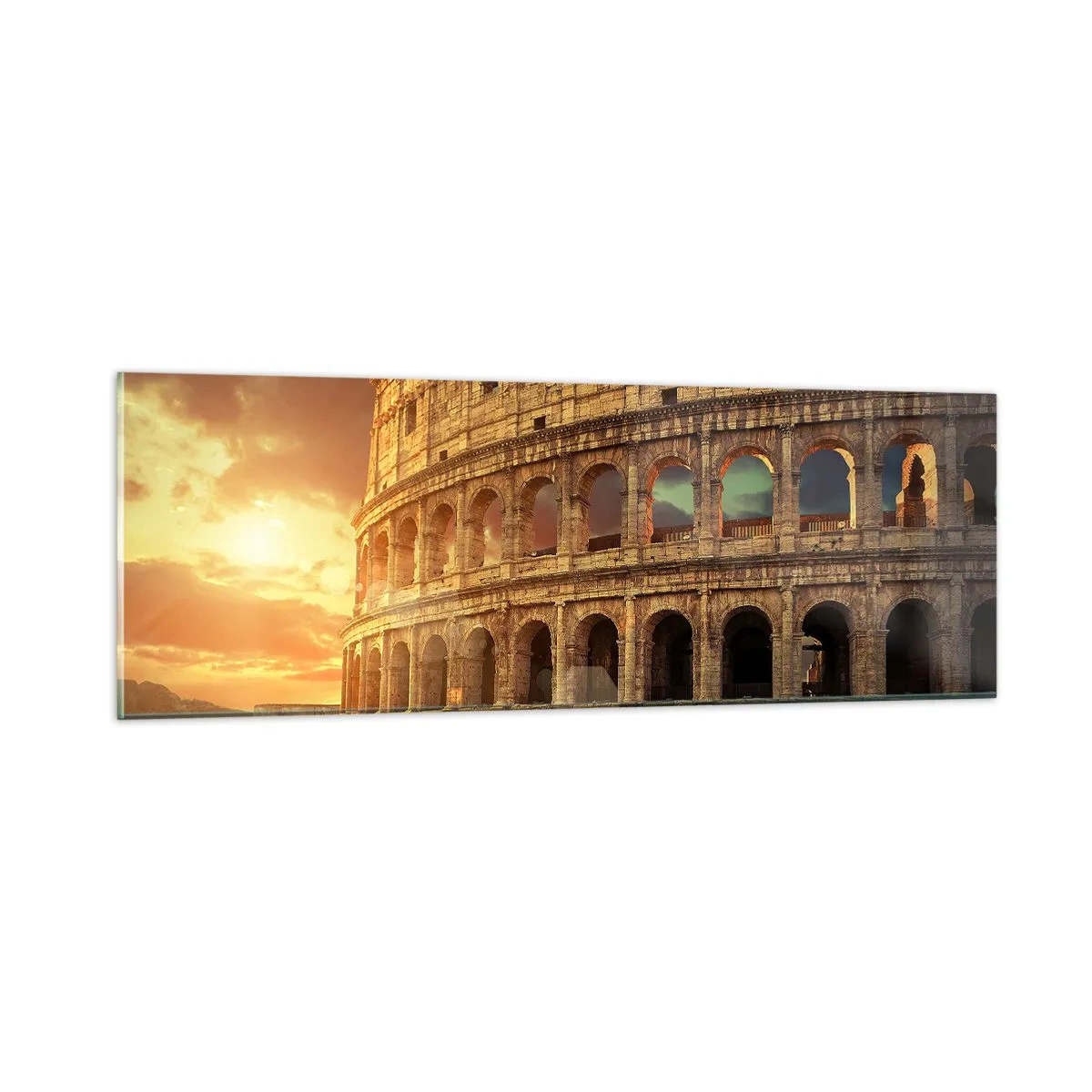 Quadro em vidro - Monumento colossal - 90x30 cm