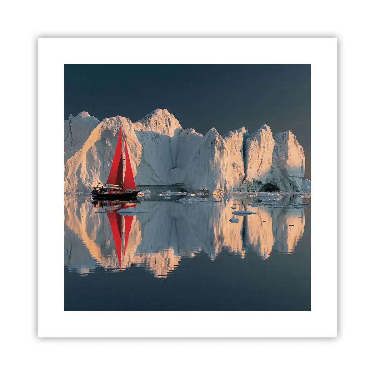 Pôster - No fim do mundo - 40x40 cm