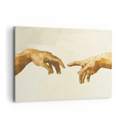Quadro em tela - Geometria divina - 120x80 cm