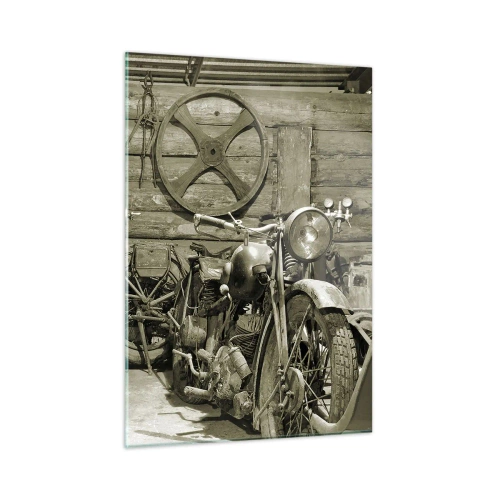 Quadro em vidro - No depósito do tio Jorge - 50x70 cm