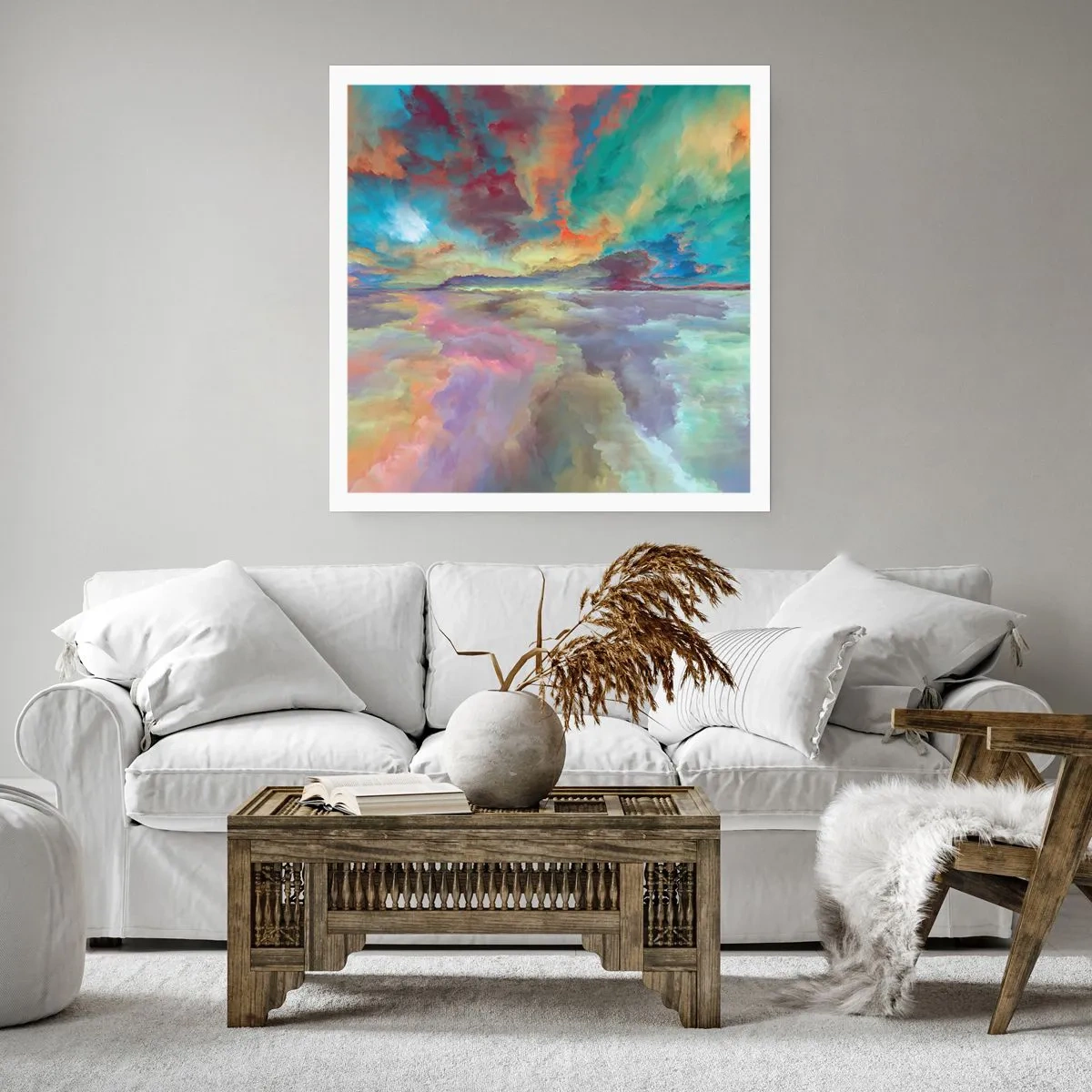 Pôster - Dois Céus - 50x50 cm