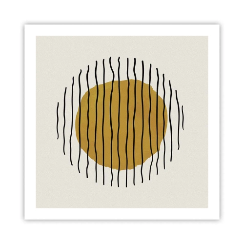 Pôster - Abstração a tremer com o calor - 60x60 cm