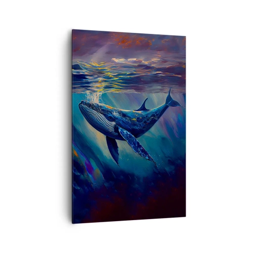 Quadro em tela - Bem vindo ao meu mundo - 80x120 cm
