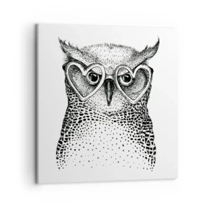 Quadro em tela - Sabiamente e amorosamente - 50x50 cm