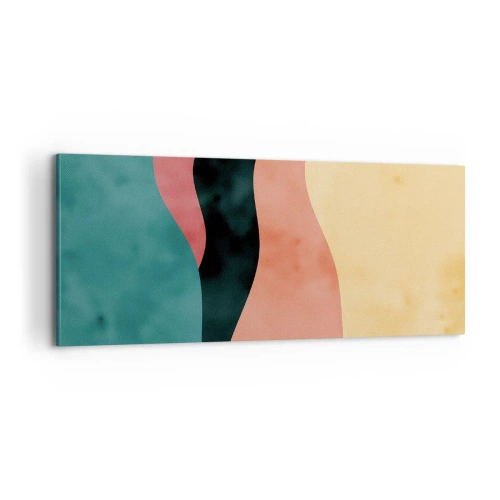 Quadro em tela - Incompatibilidade compatível - 100x40 cm