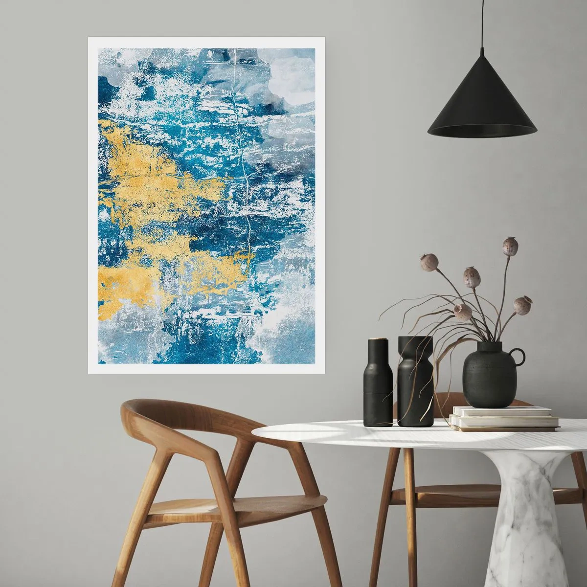 Pôster - Abstração cheia de clima - 70x100 cm