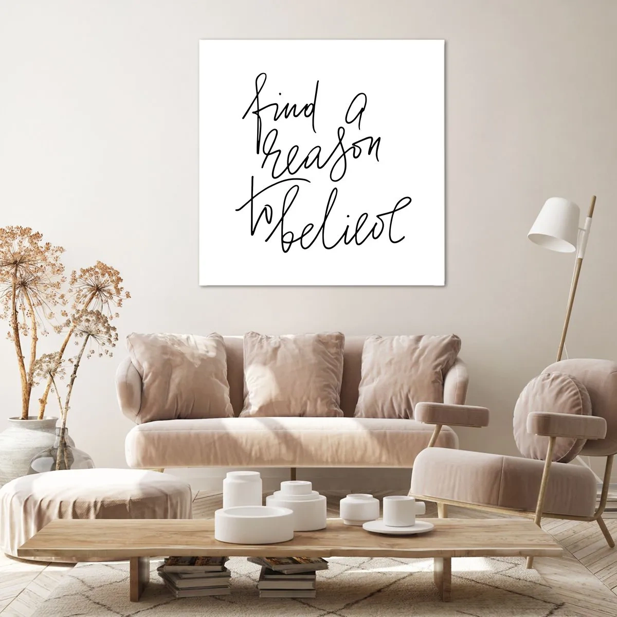 Quadro em tela - É possível - 40x40 cm