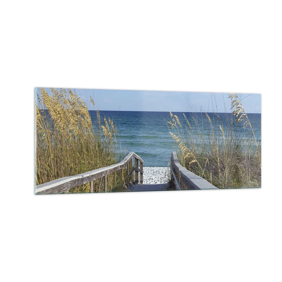 Quadro em vidro - Ao sol, ao vento - 100x40 cm