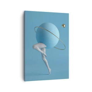 Quadro em tela - Planetas a enlouquecer - 50x70 cm
