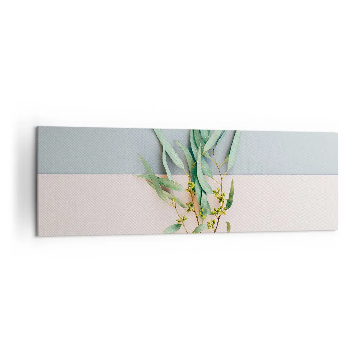 Quadro em tela - Sutileza pastel - 160x50 cm