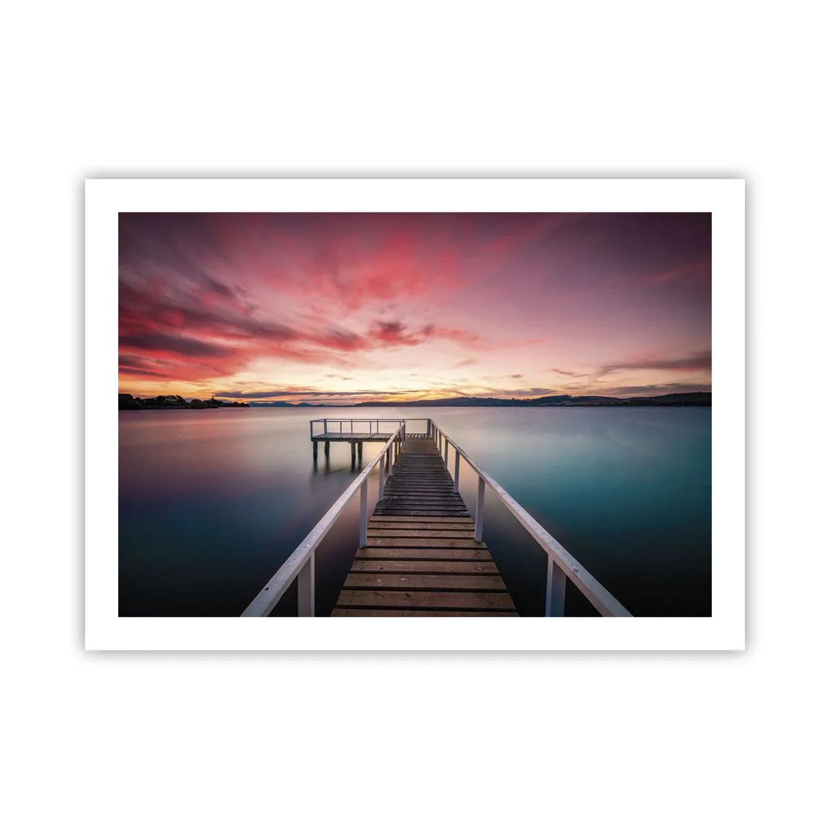 Pôster - A chama suave da noite - 70x50 cm