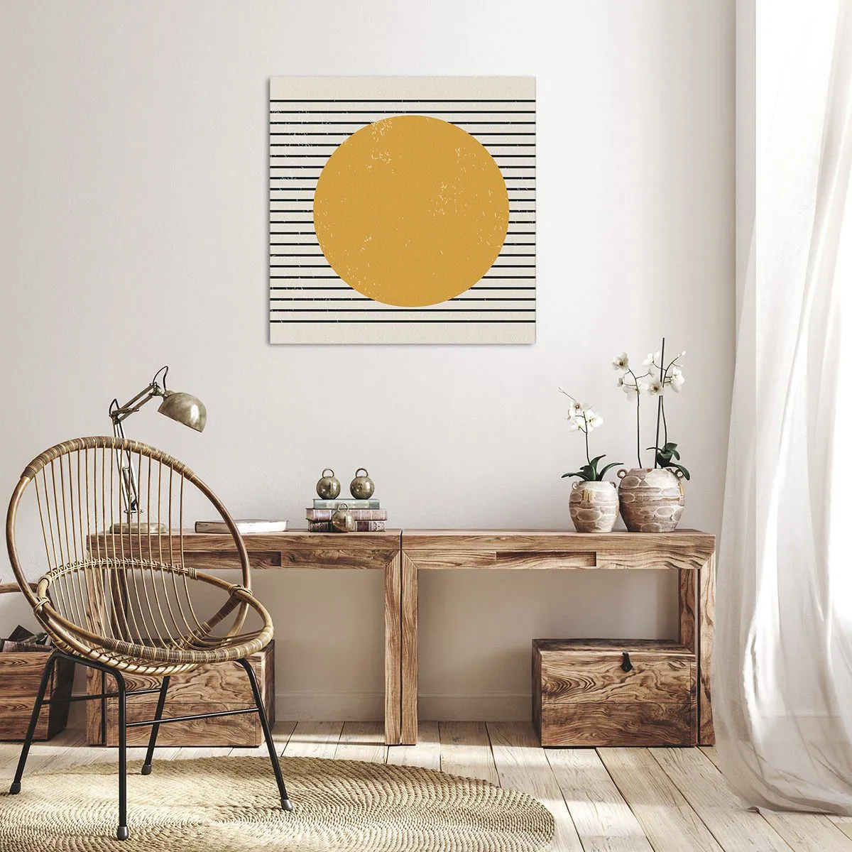 Quadro em tela - O poder da simplicidade - 30x30 cm