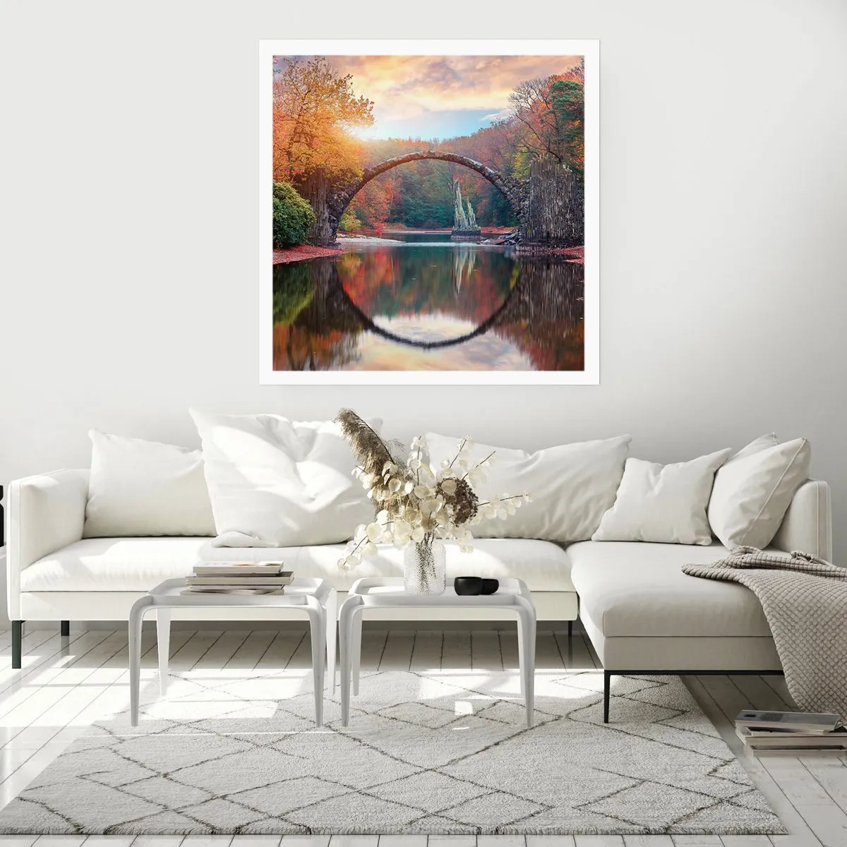 Pôster - Do outro lado do espelho - 60x60 cm