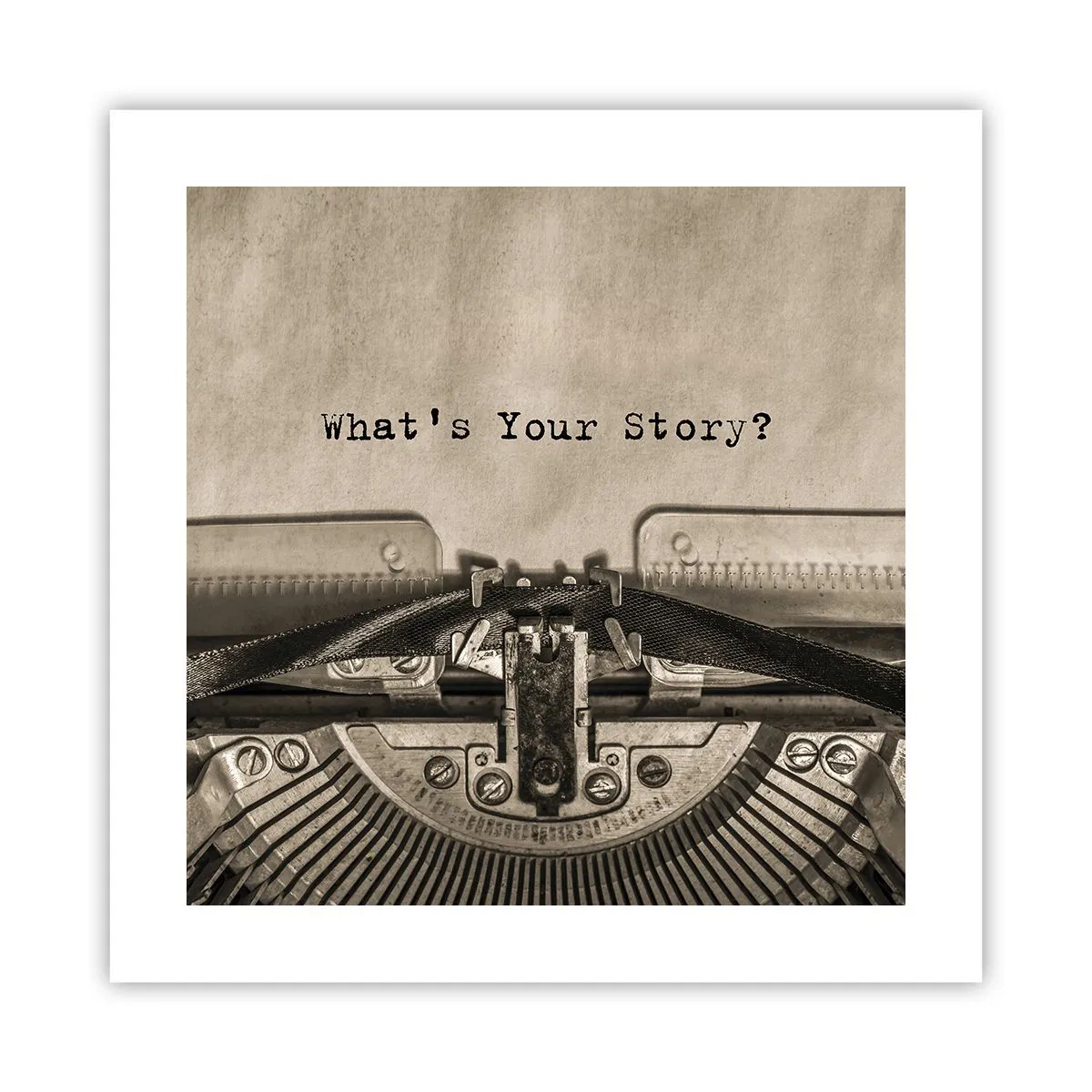 Pôster - Conta-me - 40x40 cm