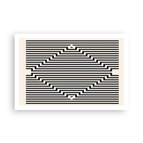 Pôster - Ilusão geométrica - 91x61 cm