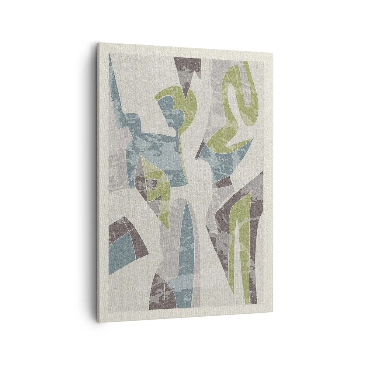 Quadro em tela - Composição atrás do vidro - 50x70 cm