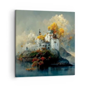 Quadro em tela - O começo de uma história romântica - 50x50 cm