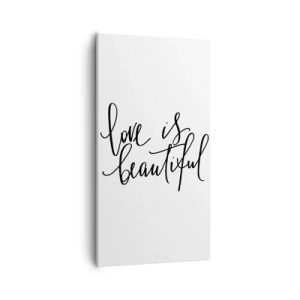 Quadro em tela - Leia e repita - 55x100 cm