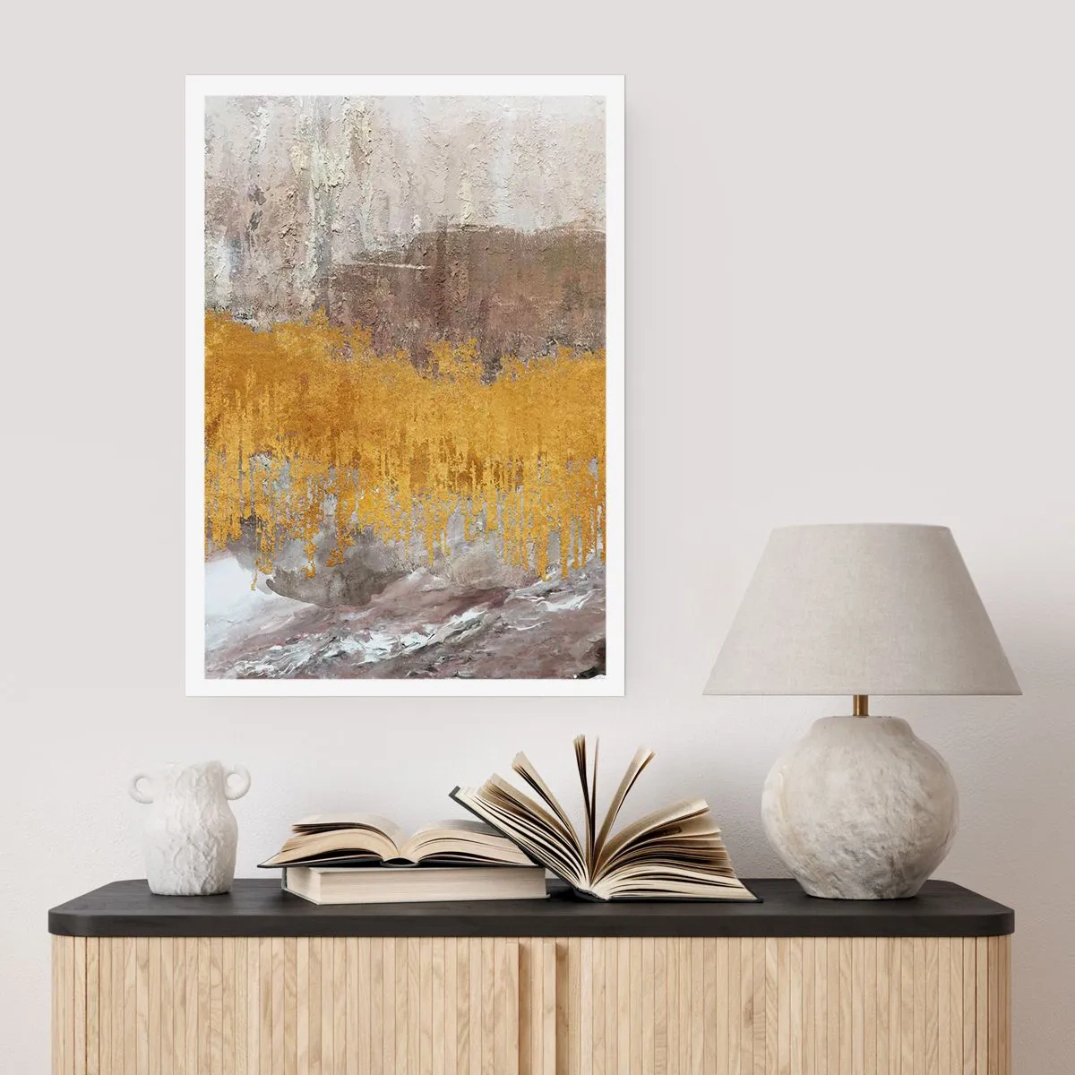 Pôster - Uma explosão dourada - 70x100 cm