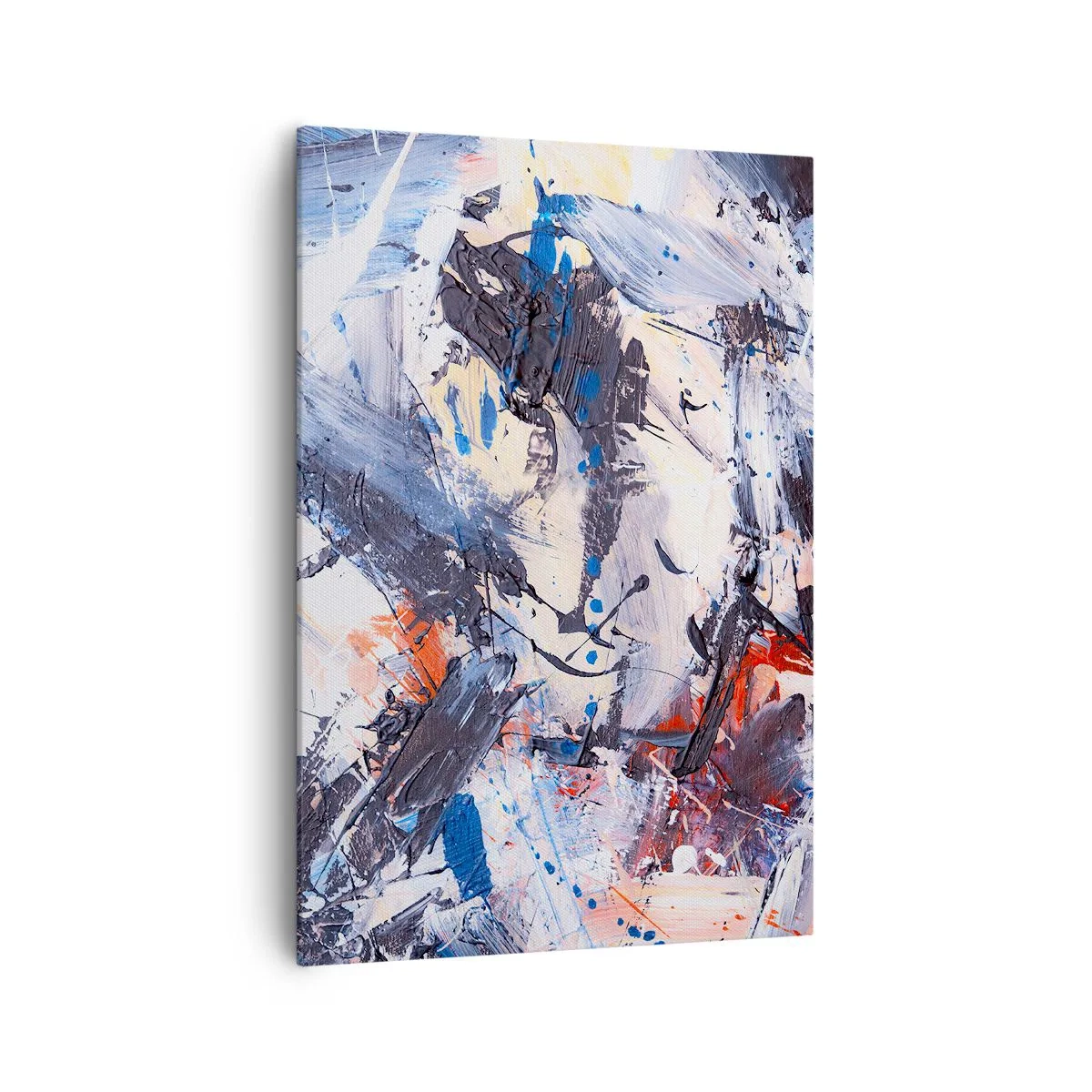 Quadro em tela - Dança louca da abstração - 70x100 cm