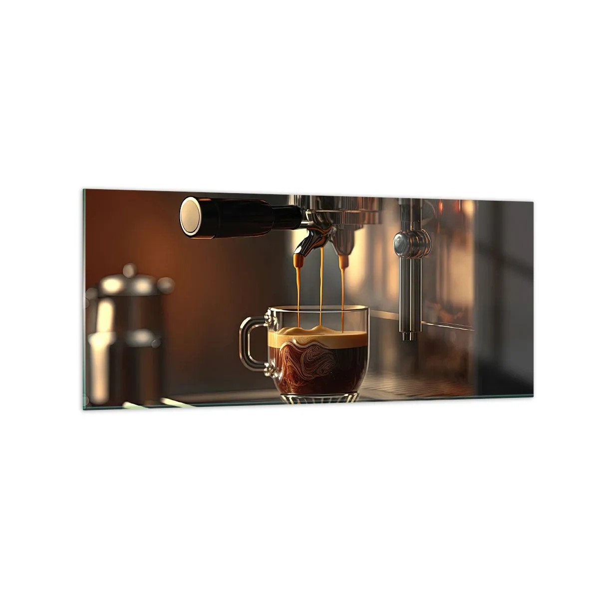 Quadro em vidro - Uma mistura sensual - 120x50 cm