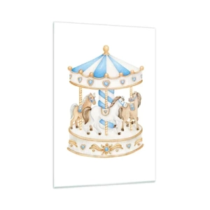 Quadro em vidro - Doce infância - 70x100 cm