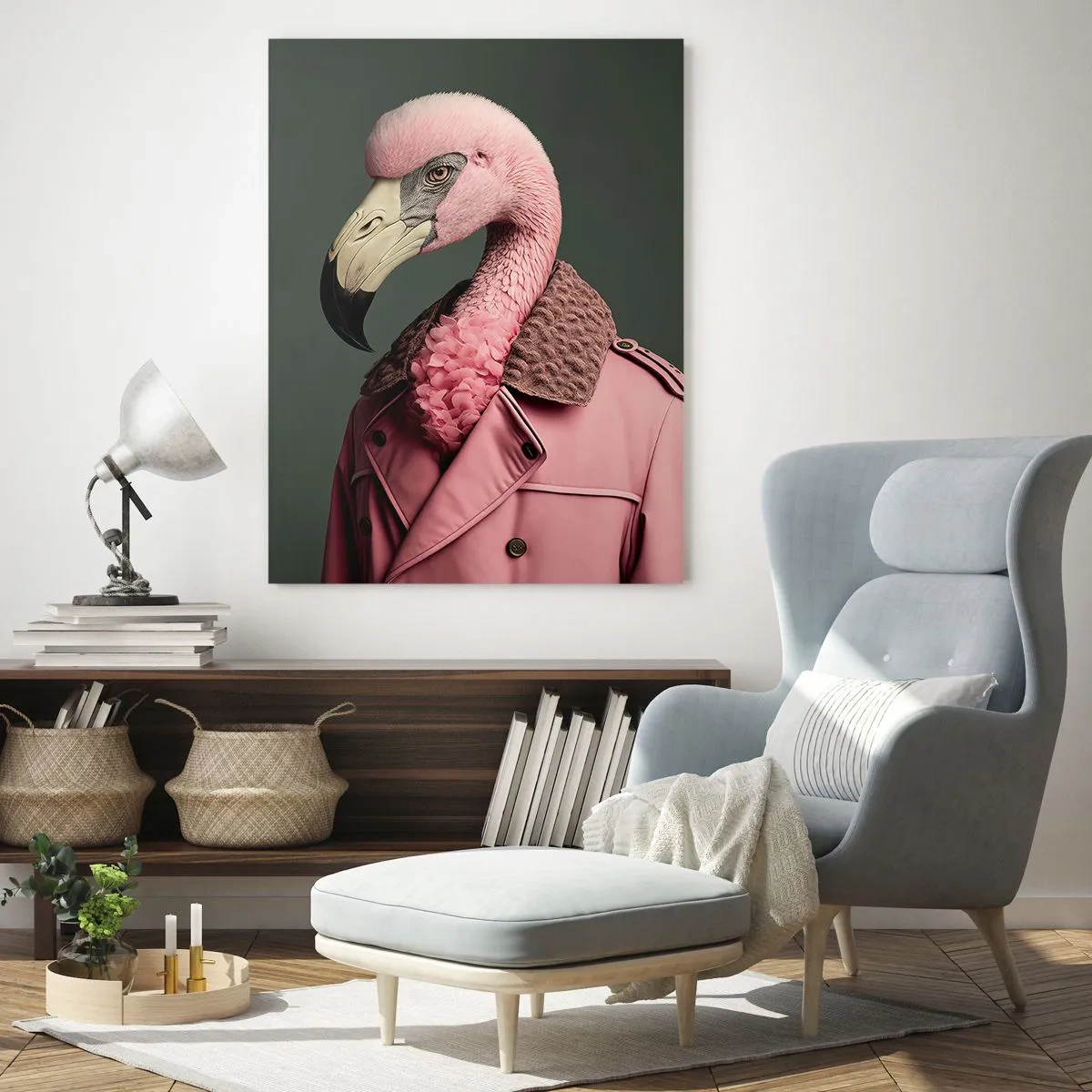 Quadro em vidro - Verdadeira elegância - 50x70 cm