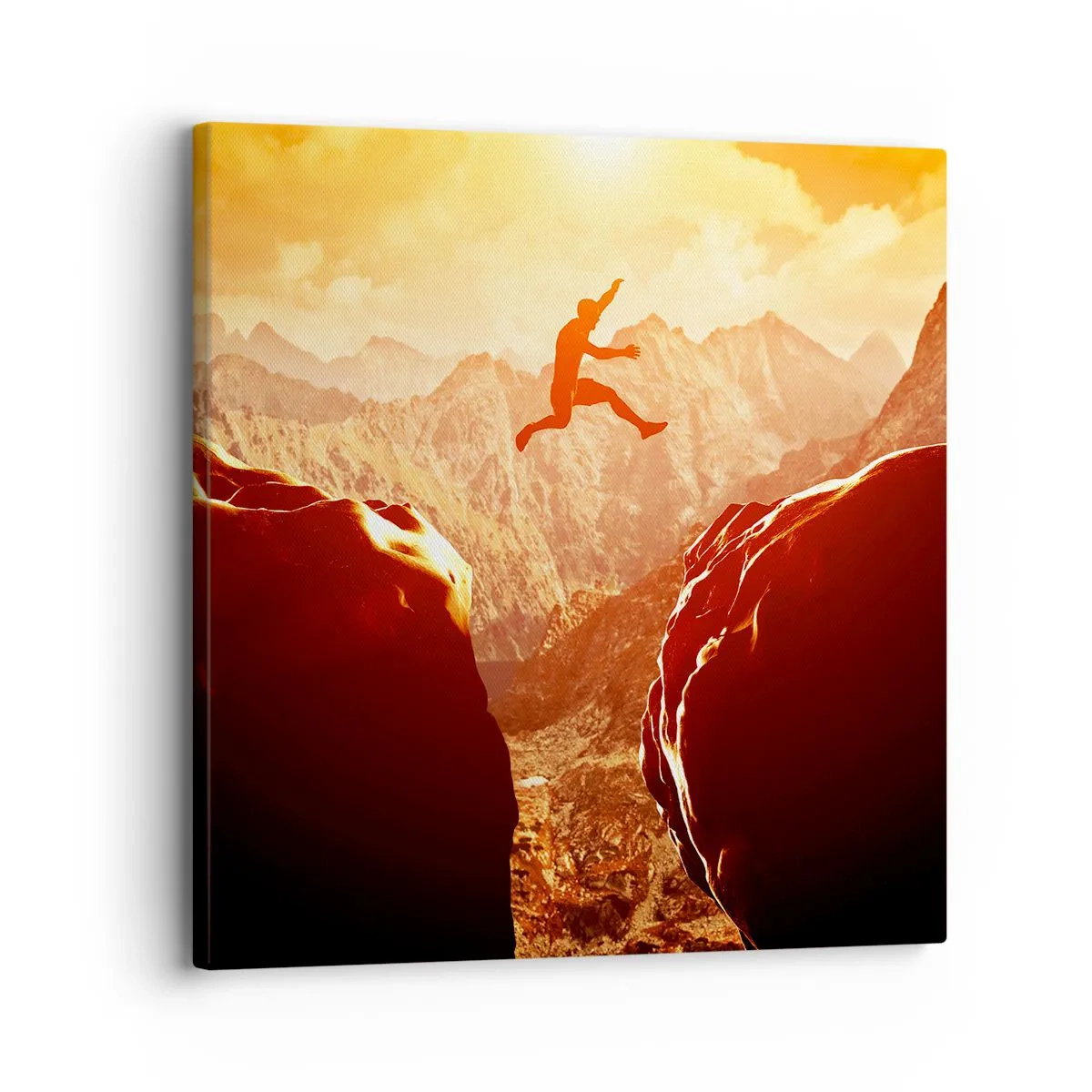 Quadro em tela - Superando os limites - 30x30 cm