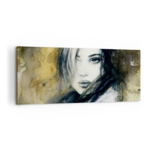 Quadro em tela - Mais inocente ou sensual? - 100x40 cm
