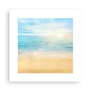 Pôster - Grande azul - 30x30 cm