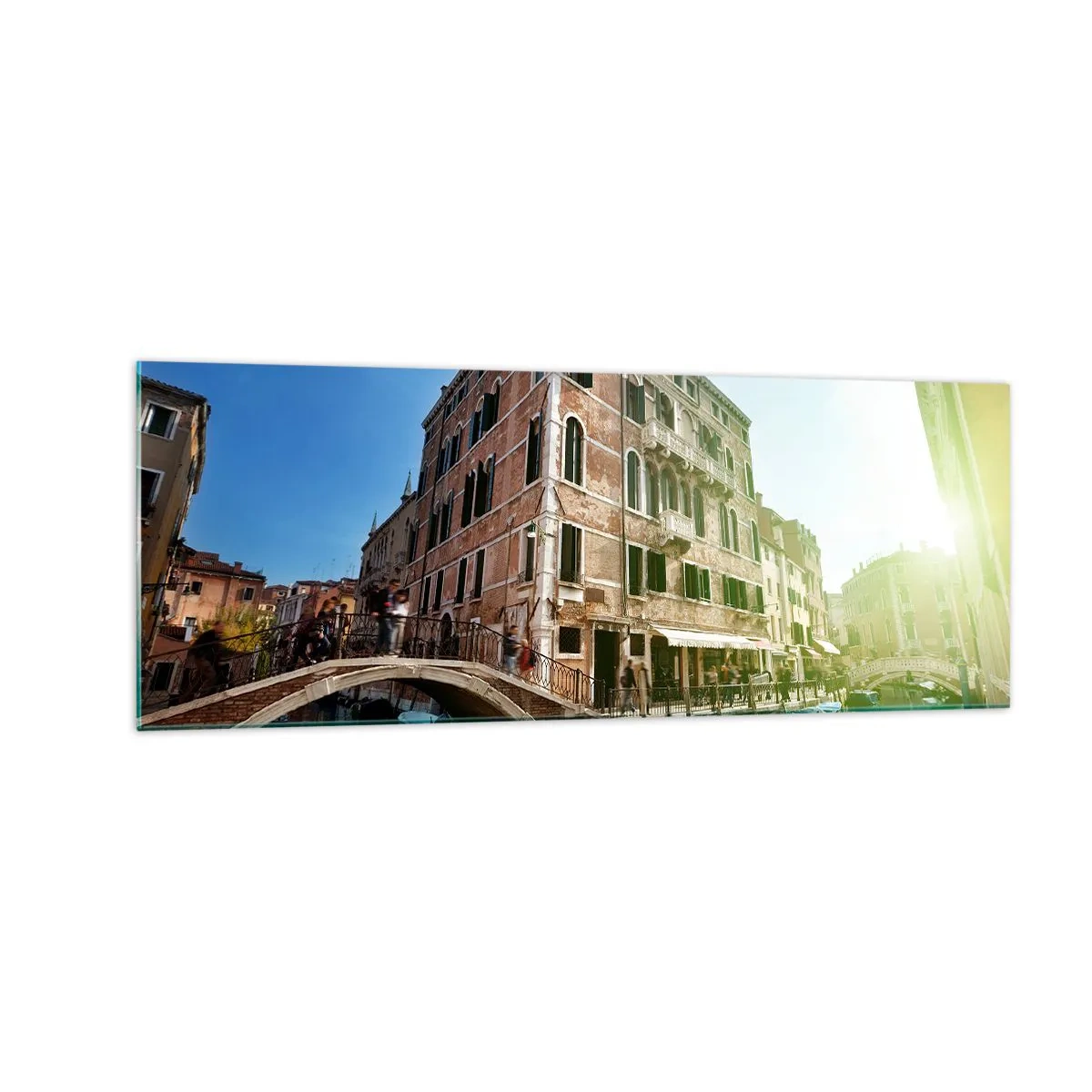 Quadro em vidro - Veneza - Amore Mio - 140x50 cm