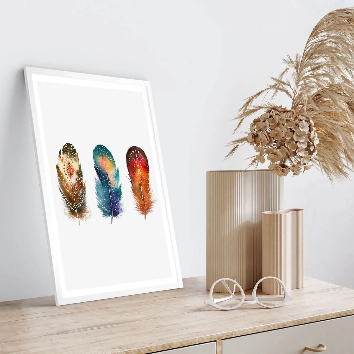 Pôster em moldura branca - Rituais, ritos, mistérios - 61x91 cm