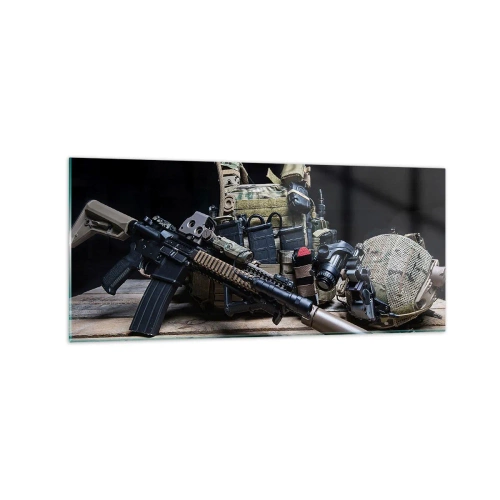 Quadro em vidro - Descanse! - 120x50 cm