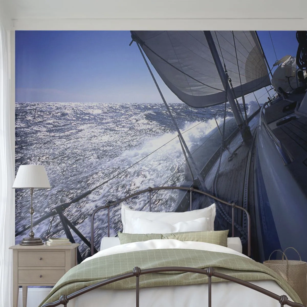 Papel de Parede Autocolante Deluxe Sticker - Eu sei o que é ser um pássaro - Náutico, Iate, Viagens - 250x175 cm