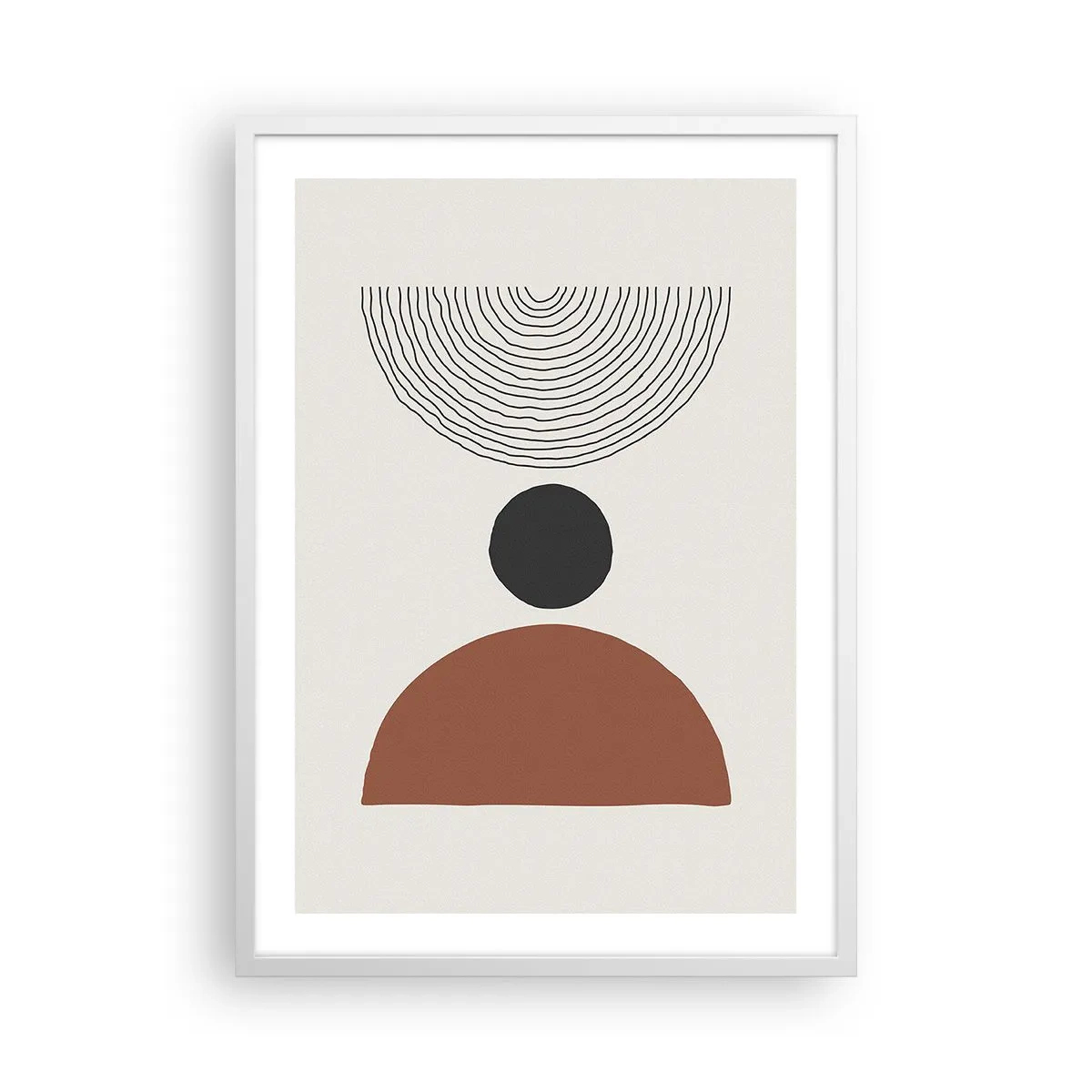Pôster em moldura branca - Em destaque - 50x70 cm