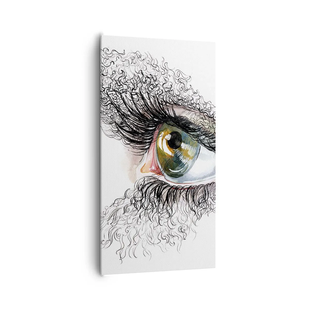 Quadro em tela - Olhe diretamente para a alma - 65x120 cm