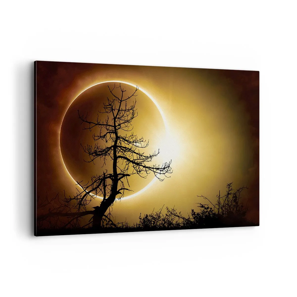 Quadro em tela - Eclipse total - 120x80 cm