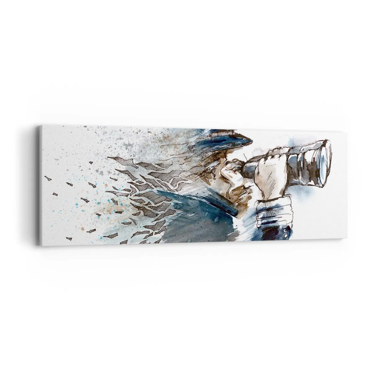 Quadro em tela - Dez na escala Beaufort! - 90x30 cm