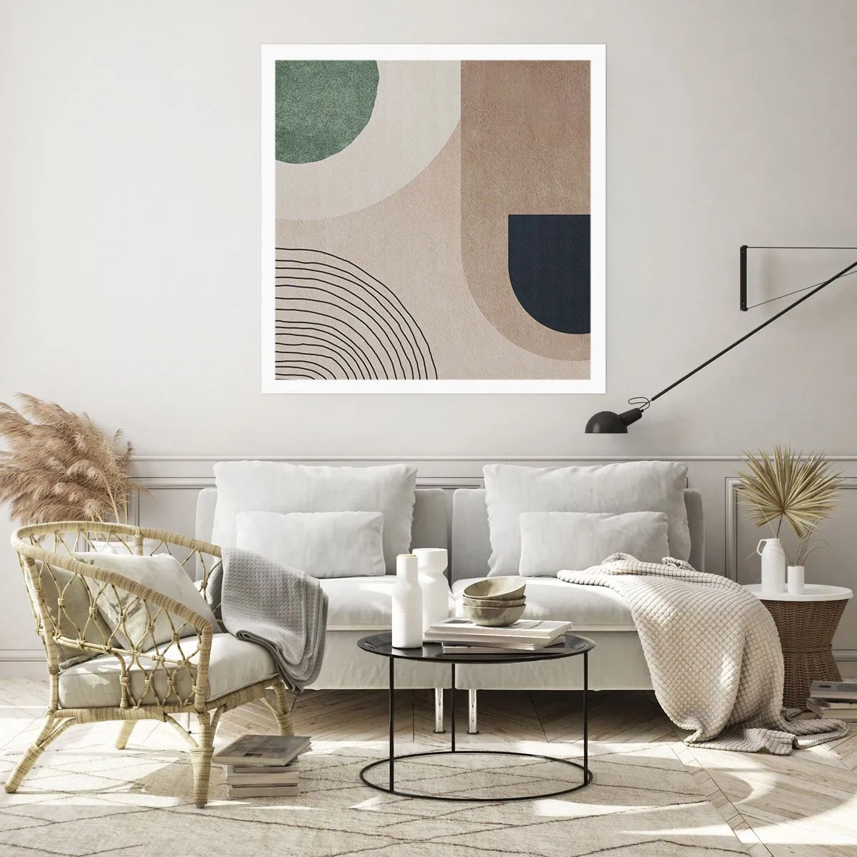 Pôster - A gentileza do oval - 60x60 cm