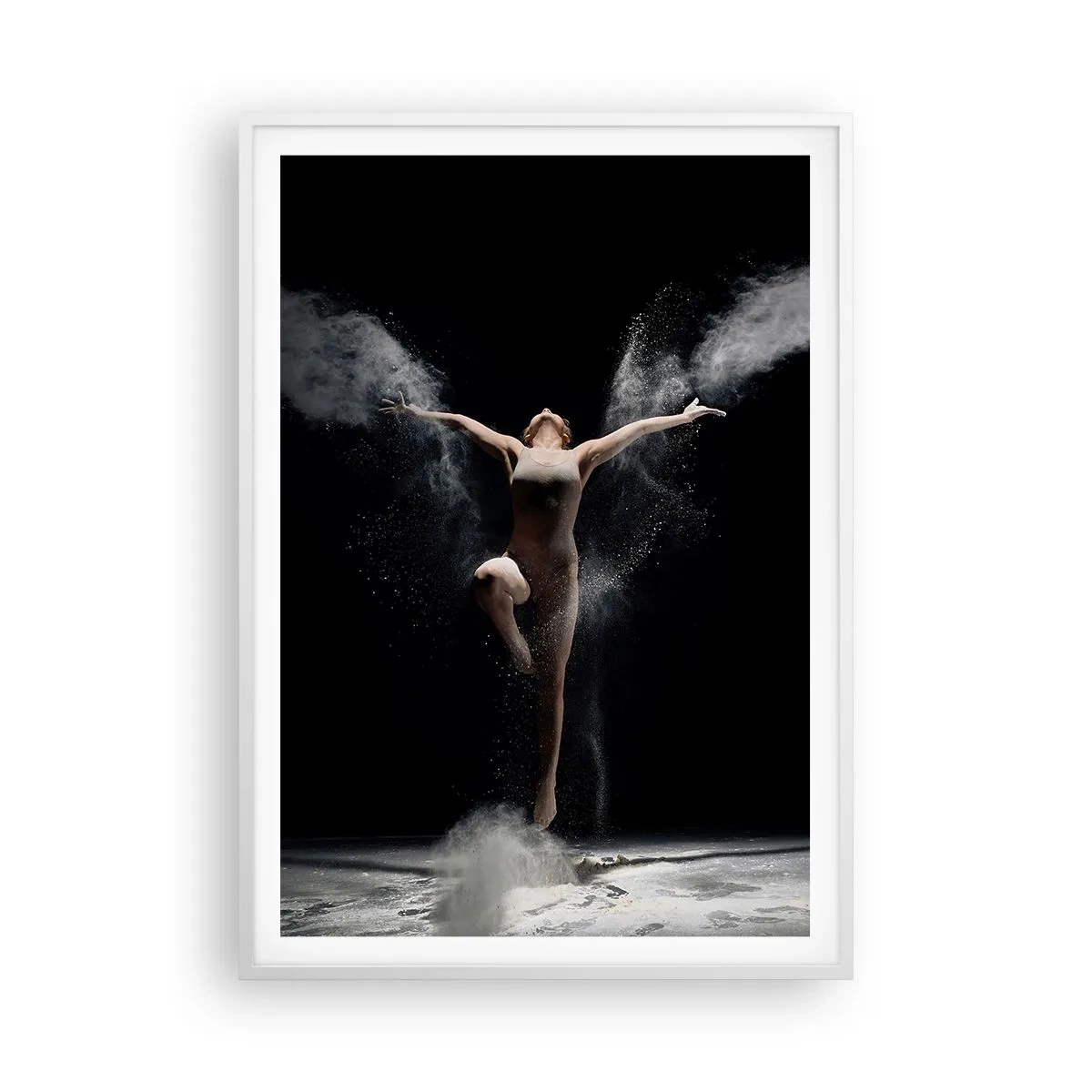 Pôster em moldura branca - Os elfos existem - 70x100 cm