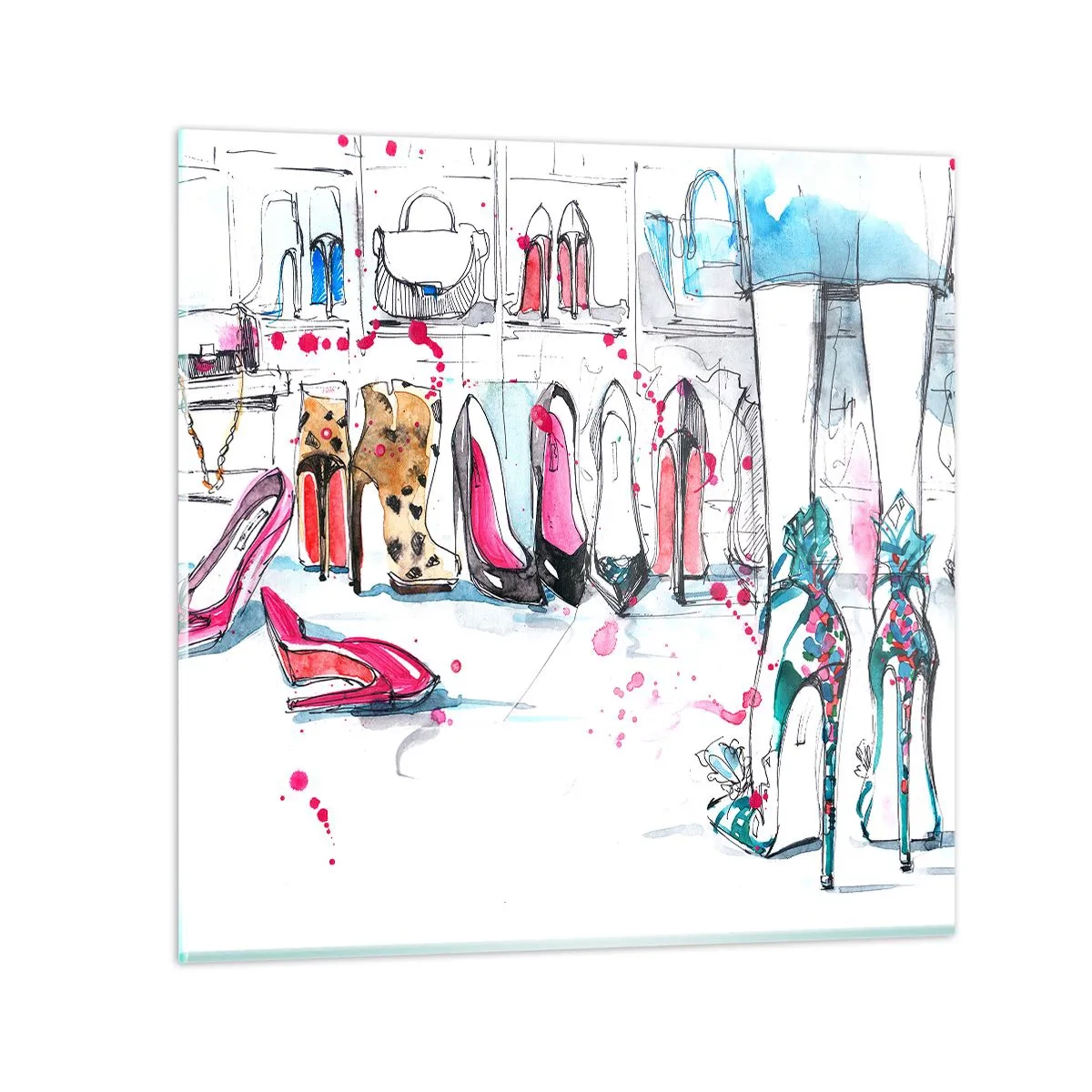 Quadro em vidro - Abre-te, sésamo - 50x50 cm