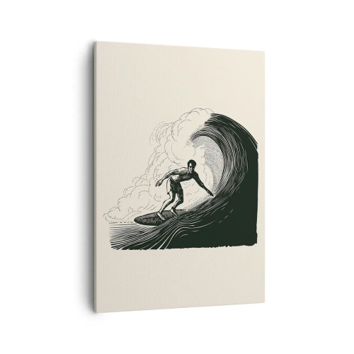 Quadro em tela - Rei da onda - 50x70 cm