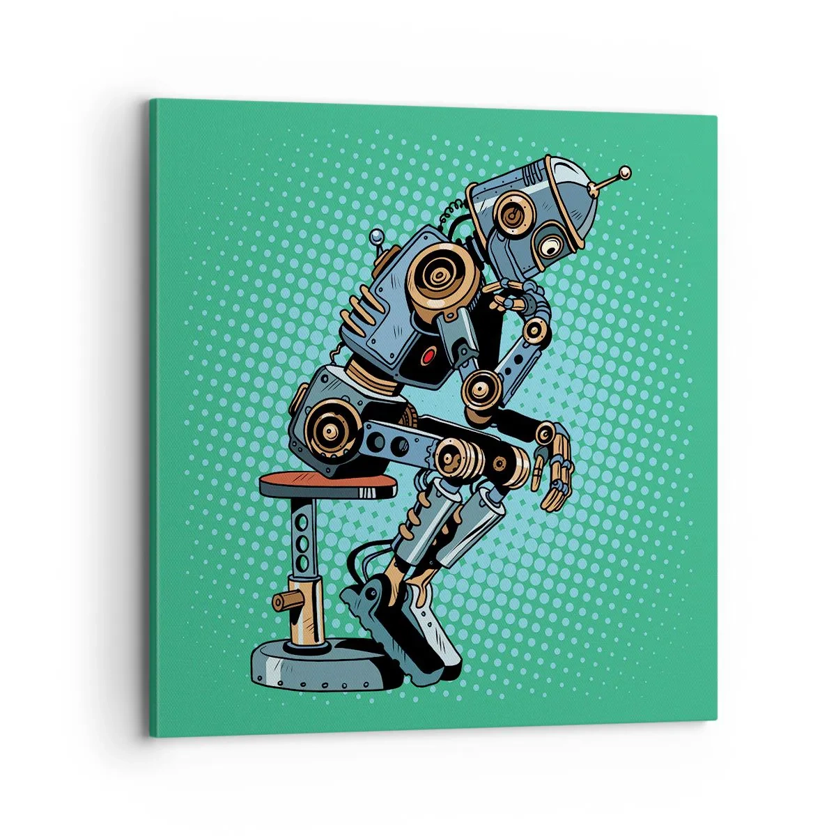 Quadro em tela - Sobre a essência do ser - 70x70 cm