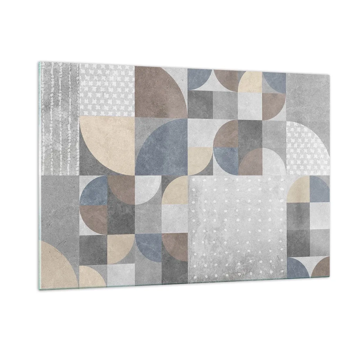 Quadro em vidro - Fantasia cerâmica - 120x80 cm