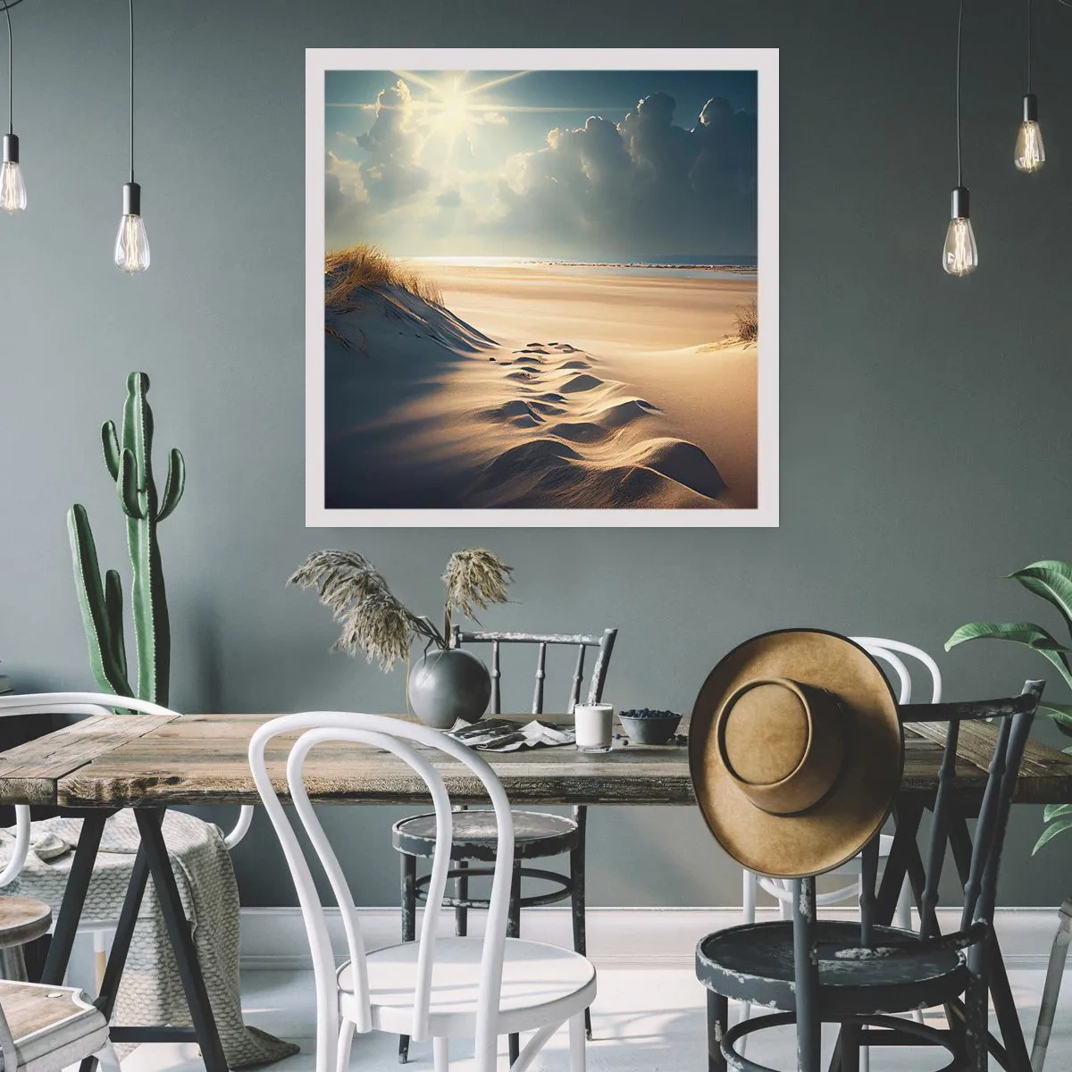 Pôster - Uma paisagem relaxante - 50x50 cm