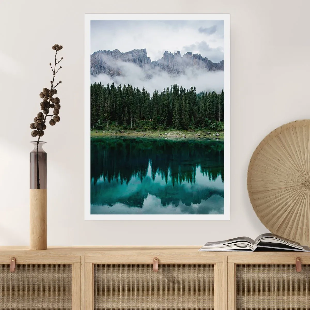 Pôster - Calma, silêncio, não vamos acordar a água... - 70x100 cm