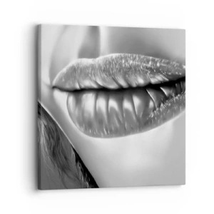 Quadro em tela - Eu sei o que está a pensar... - 30x30 cm