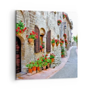 Quadro em tela - Vibrações italianas - 60x60 cm