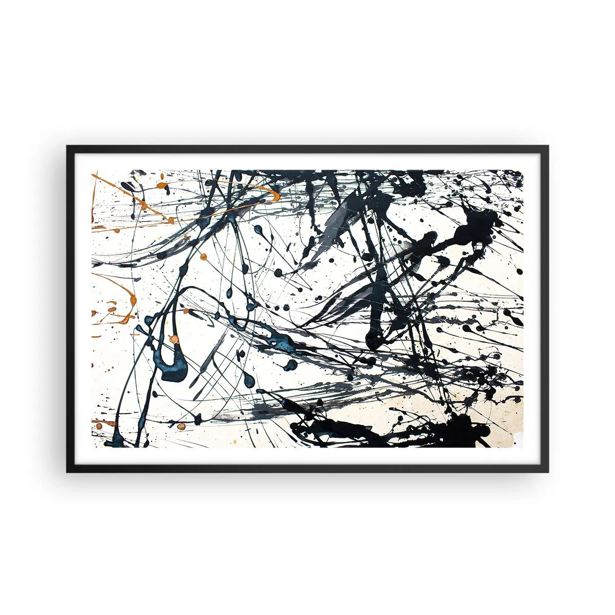 Pôster com moldura preta - Com ou sem sentido? - 91x61 cm